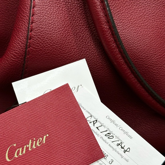 Cartier C de Cartier Tote – Burgundy Grained Calfskin – 2016 - Picture 16 of 16